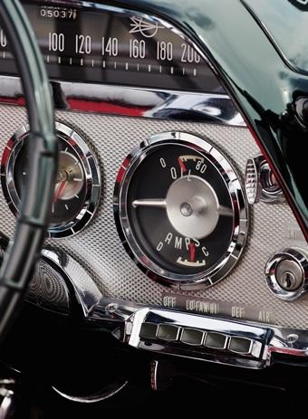 classic automobile dashboard