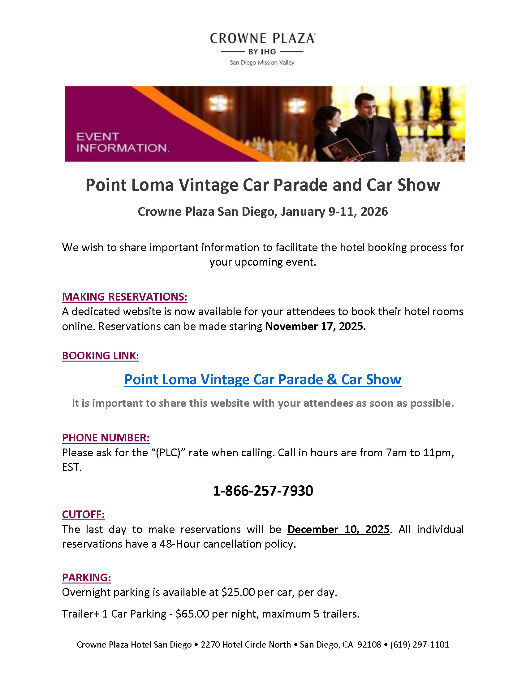 2026 Participating Cars