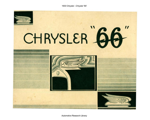 1930 Chrysler   '66' (5pgs)