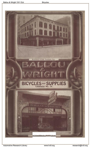 1911 Est Ballou & Wright