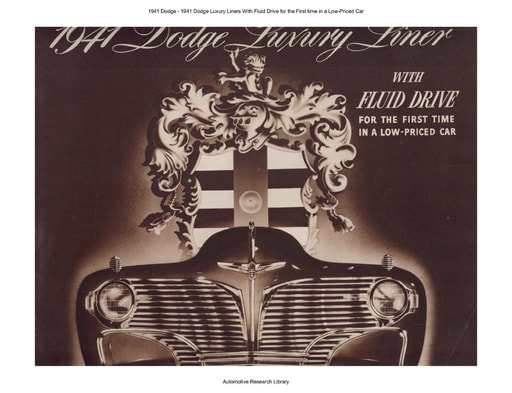 1941 Dodge   Luxury Liners With Fluid Drive (24pgs)