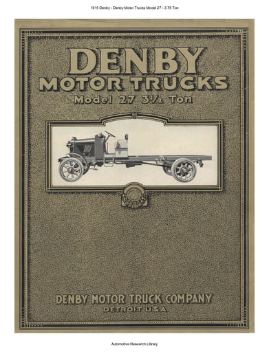 1915 Denby   Motor Trucks Model 27   3 75 Ton (4pgs)