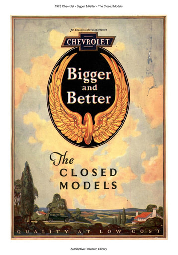 1928 Chevrolet   Bigger & Better Closed Models (5pgs)