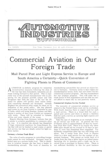 Auto Industries 1918 07 18