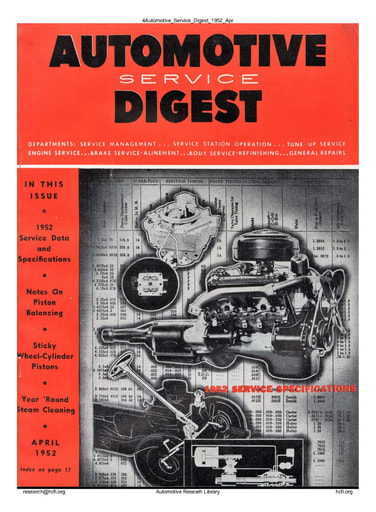 Automotive Service Digest 1952 04 Apr