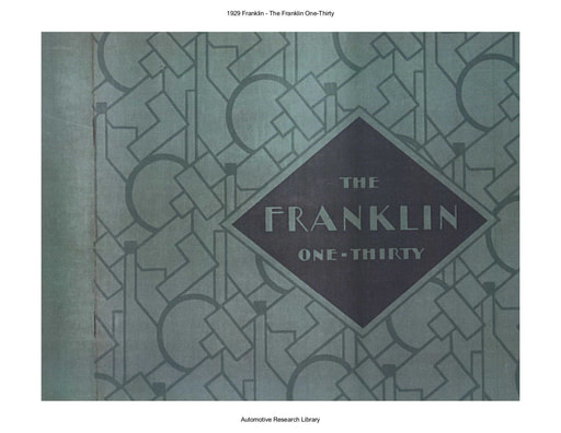 1929 Franklin   The One Thirty (14pgs)