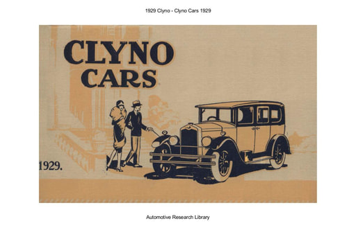 1929 Clyno Cars (24pgs)
