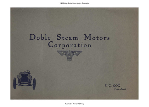 1928 Doble Steam Motors Corp  (14pgs)