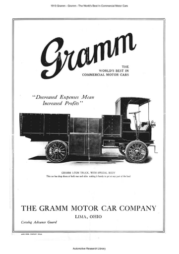 1910 Gramm   The World's Best In Commercial Motor Cars (8pgs)