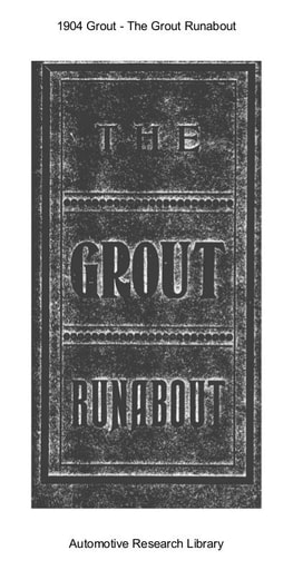 1904 Grout   The Runabout (10pgs)
