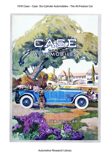 1918 Case   Six Cylinder Automobiles (17pgs)