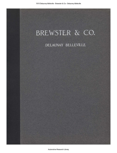 1910 Delauney Belleville   Brewster & Co (23pgs)