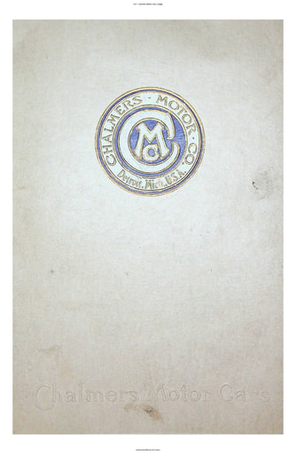 1911 Chalmers Motor Cars (37pgs)