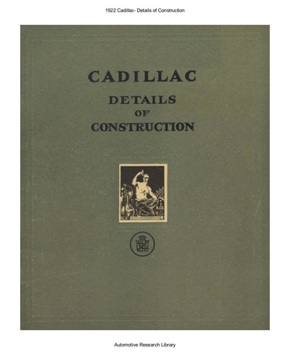 1922 Cadillac   Details of Construction (33pgs)