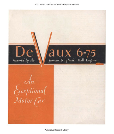 1931 DeVaux   6 75 (11pgs)
