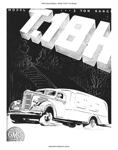 1940 General Motors   Model T18H 3 Ton Range (6pgs)