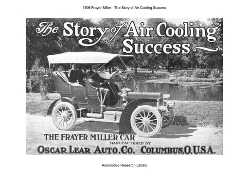 1906 Frayer Miller   The Story of Air Cooling Success (23pgs)