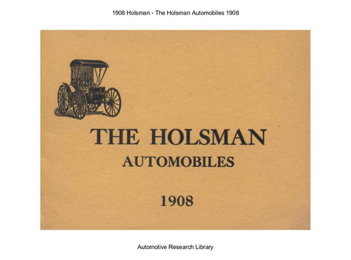 1908 Holsman   Automobiles (29pgs)