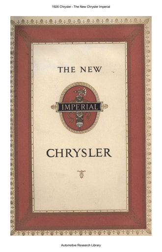 1926 Chrysler   The New Imperial (18pgs)