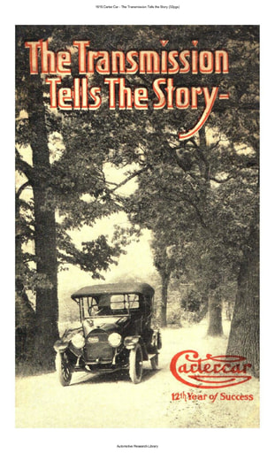 1915 Carter Car   The Transmission Tells the Story (32pgs)