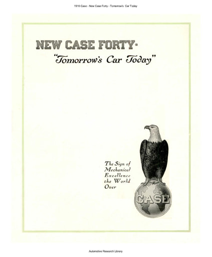 1916 Case   The New Forty   Tomorrow's  Car Today (5pgs)