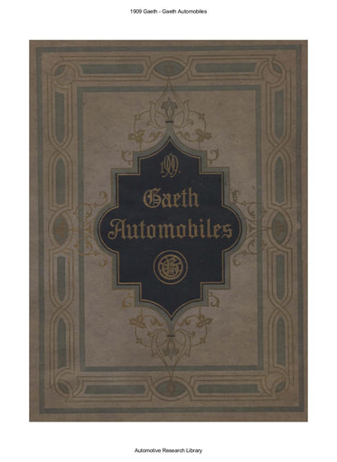 1909 Gaeth Automobiles (21pgs)