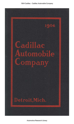 1904 Cadillac Automobile Company (33pgs)