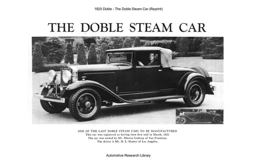 1925 Doble   Steam Car (Reprint) (16pgs)