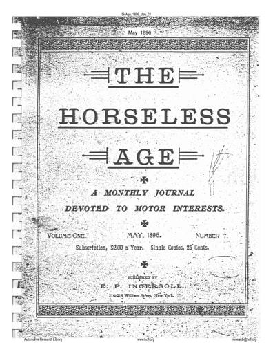 The Horseless Age - 1896 05 May