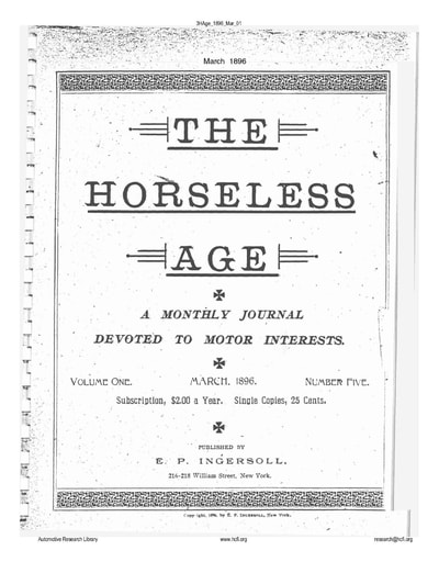 The Horseless Age - 1896 03 Mar