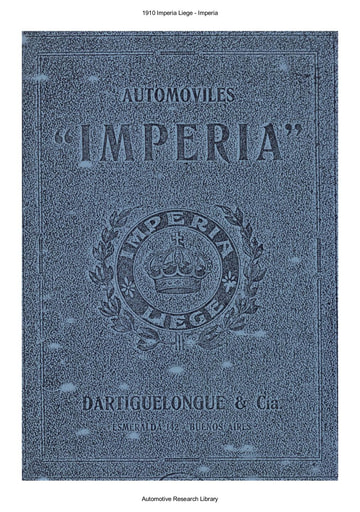 1910 Imperia Liege   Imperia (26pgs)