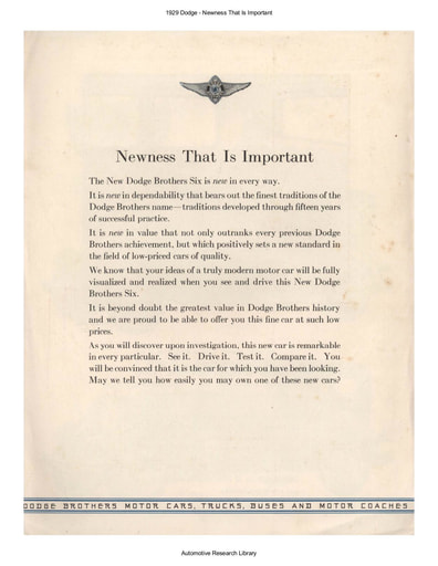 1929 Dodge   Newness That Is Important (4pgs)