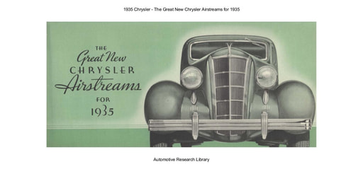 1935 Chrysler   Airstreams (12pgs)