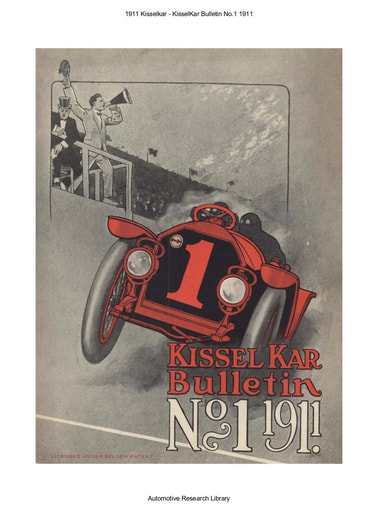 1911 Kisselkar   Bulletin No 1 (21pgs)