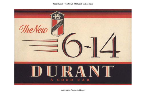 1930 Durant   The New 6 14 (13pgs)