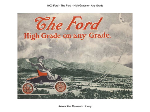 1903 Ford   High Grade on Any Grade (25pgs)