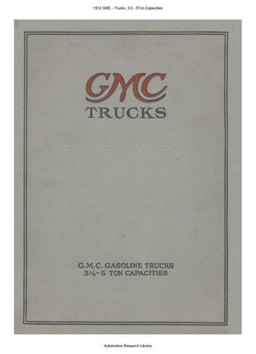 1912 GMC   Trucks  3 5   5Ton Capacities (22pgs)