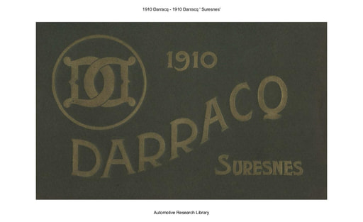 1910 Darracq   'Suresnes' (51pgs)