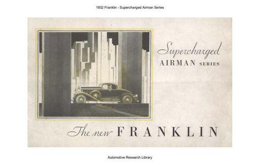 1932 Franklin   Supercharged Airman Series (15pgs)