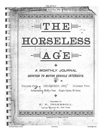The Horseless Age -  1895 12 Dec