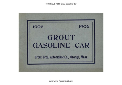1906 Grout   Gasoline Car (15pgs)