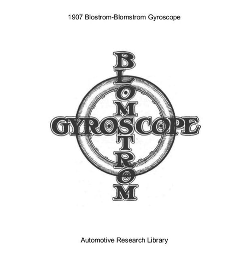 1907 Blostrom   Gyroscope (23pgs)