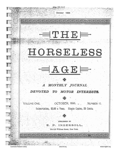 The Horseless Age - 1896 10 Oct