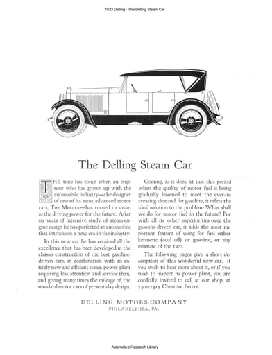1923 Delling   Steam Car (10pgs)
