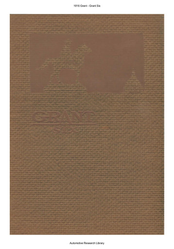 1916 Grant Six (18pgs)
