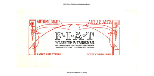 1904 Fiat   Automobiles & Autoboats (24pgs)