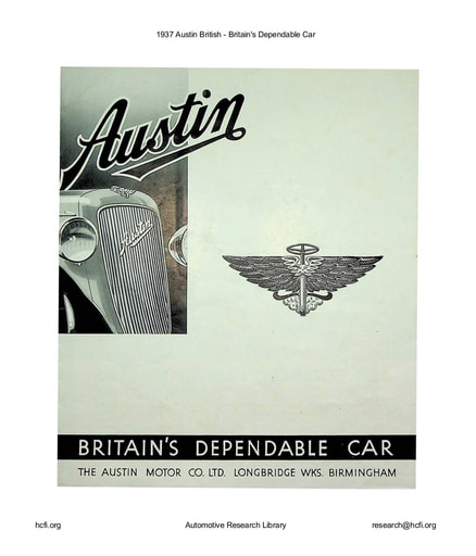 1937 Austin British   Britain's Dependable Car (5pgs)