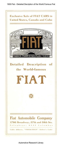 1909 Fiat   Detailed Decription (12pgs)