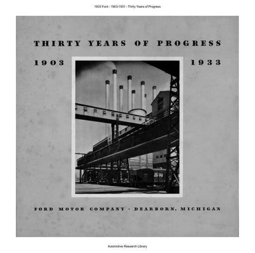 1903 Ford   Thirty Years of Progress (17pgs)