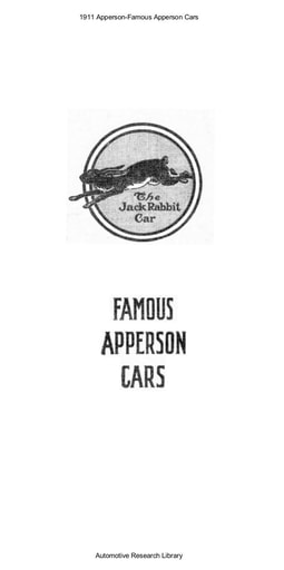 1911 Apperson   Famous Cars (21pgs)